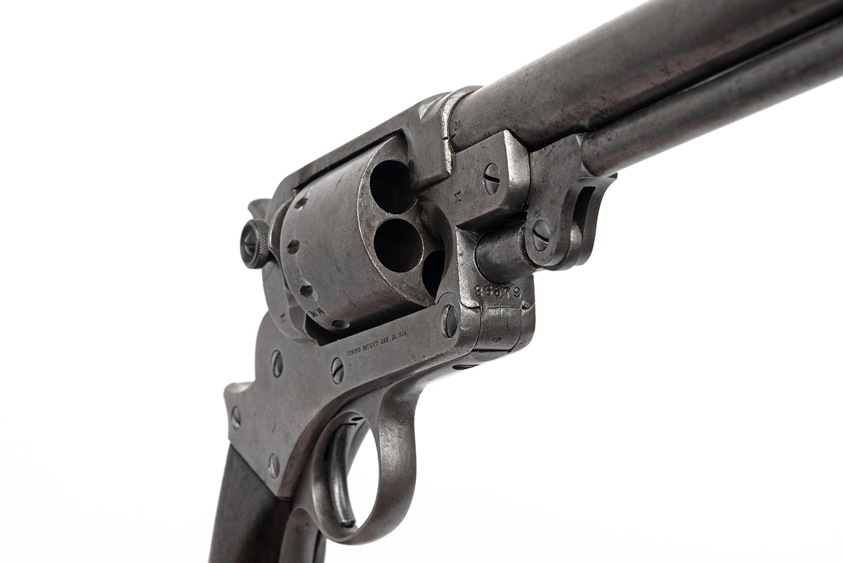 A .44 PERCUSSION 1863 ARMY SIX-SHOT SINGLE-ACTION SERVICE REVOLVER SIGNED STARR ARMS, serial no. - Image 9 of 9