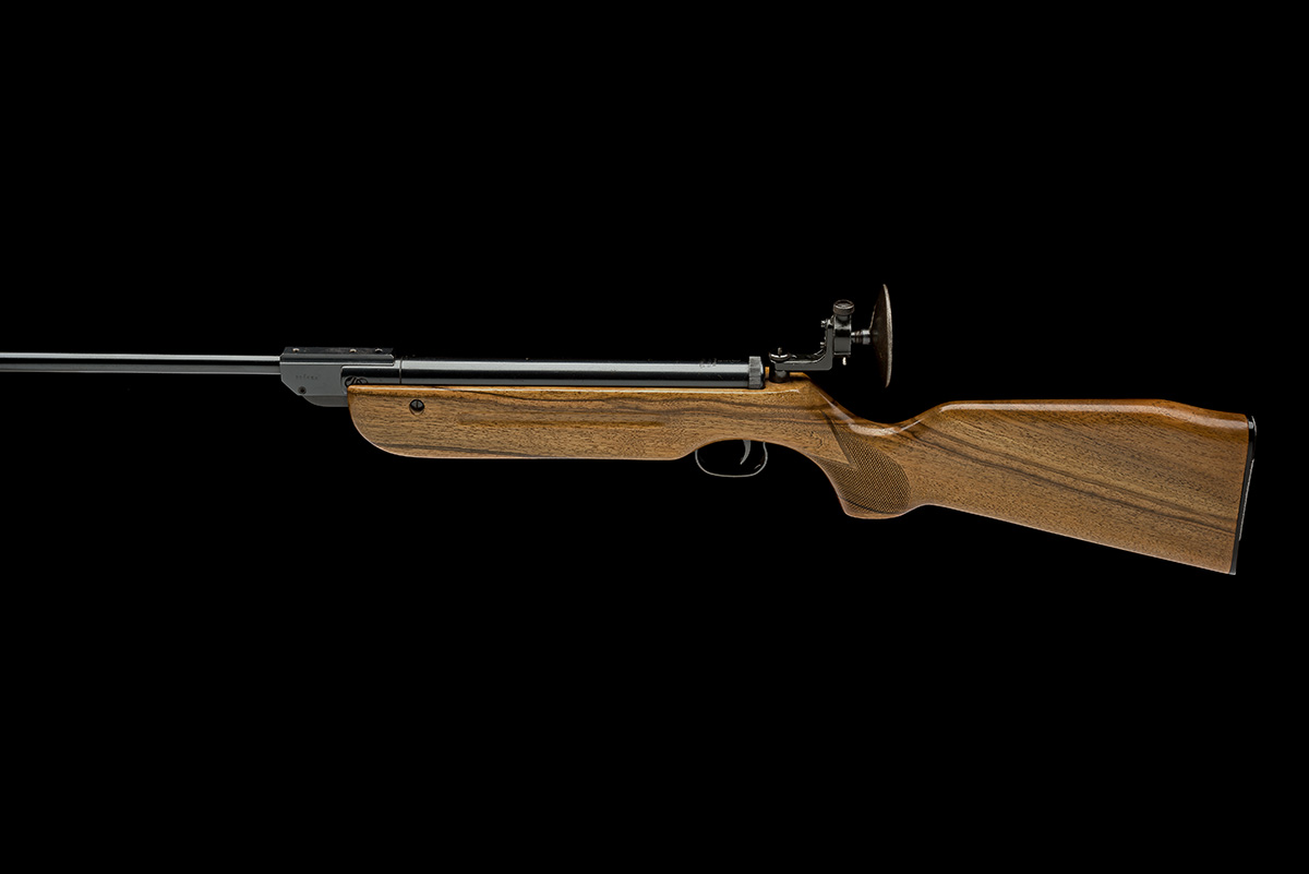 A SCARCE .177 WALTHER LG51 (53'Z') BREAK-BARREL MATCH AIR-RIFLE, serial no. 026654, circa 1960, with - Image 2 of 4