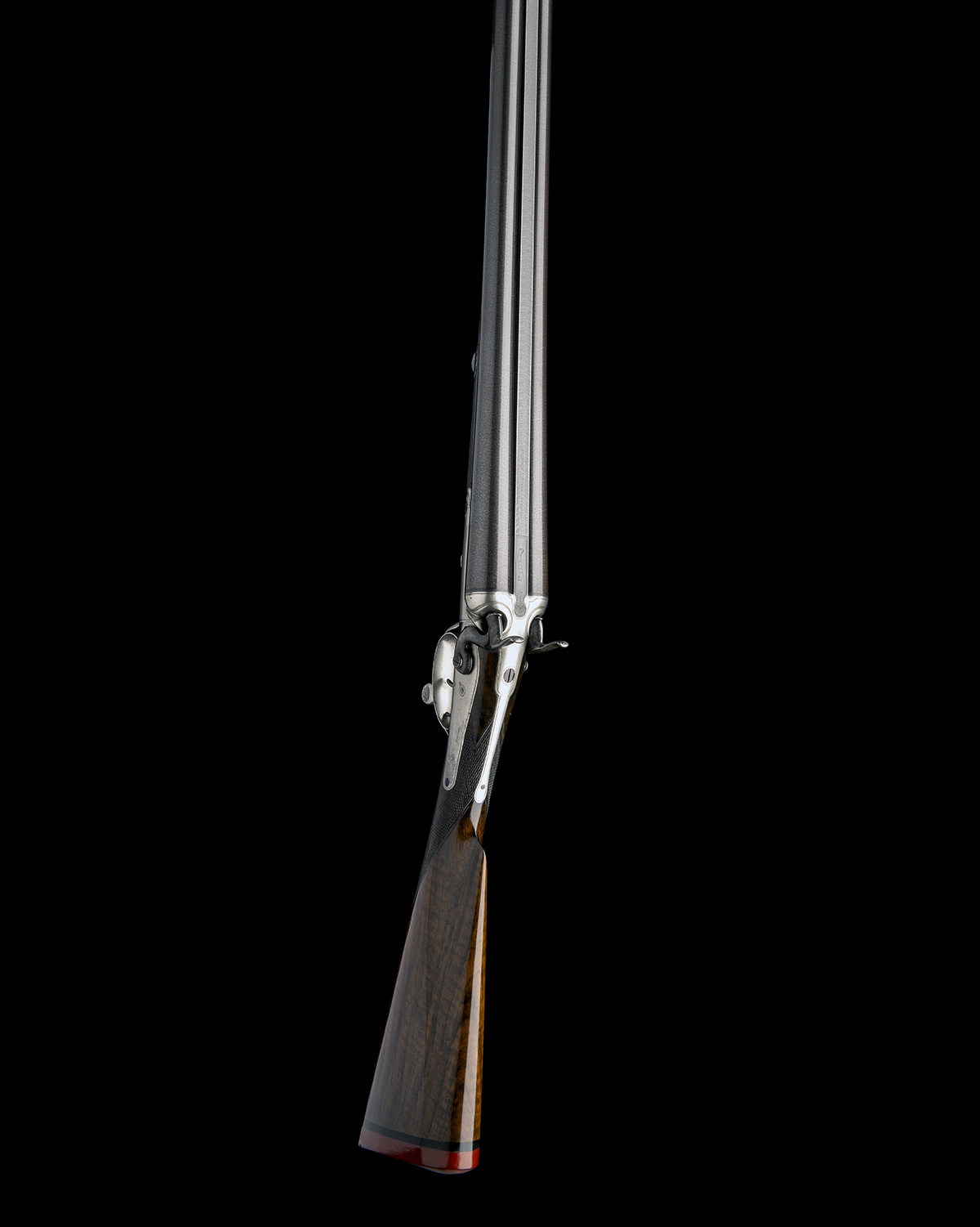 FREDERIC T. BAKER, AN 8-BORE DOUBLE-BARRELLED ROTARY-UNDERLEVER HAMMERGUN, serial no. 4323, circa - Image 9 of 9