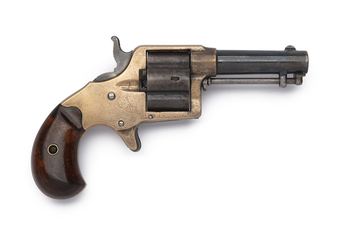 AN EARLY .41 (RIMFIRE) COLT HOUSE or 'CLOVER-LEAF' POCKET REVOLVER, serial no. 275, for first year