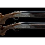 ANDERSON WHEELER A PAIR OF 12-BORE 'LONDON' SIDEPLATED SINGLE-TRIGGER OVER AND UNDER EJECTORS,