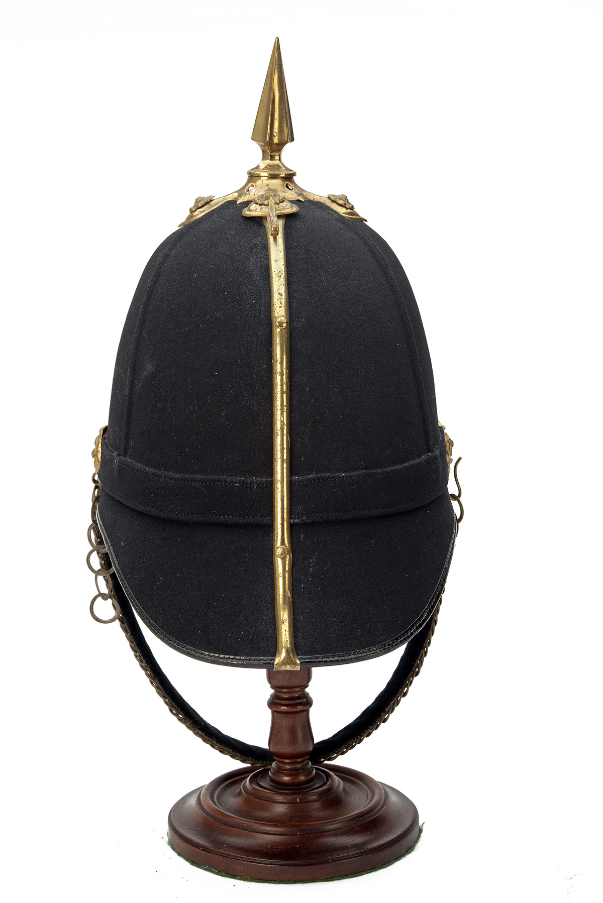 A GOOD BRITISH HOME SERVICE OFFICER'S 'BLUE-CLOTH' HELMET FOR THE ESSEX REGIMENT, circa World War - Image 3 of 4