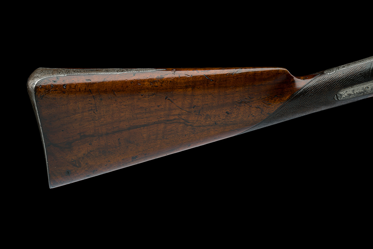 A .600 PERCUSSION SINGLE-SHOT PARK RIFLE SIGNED W. MACLAUGHLAN, EDINBURGH, no visible serial number, - Image 5 of 9