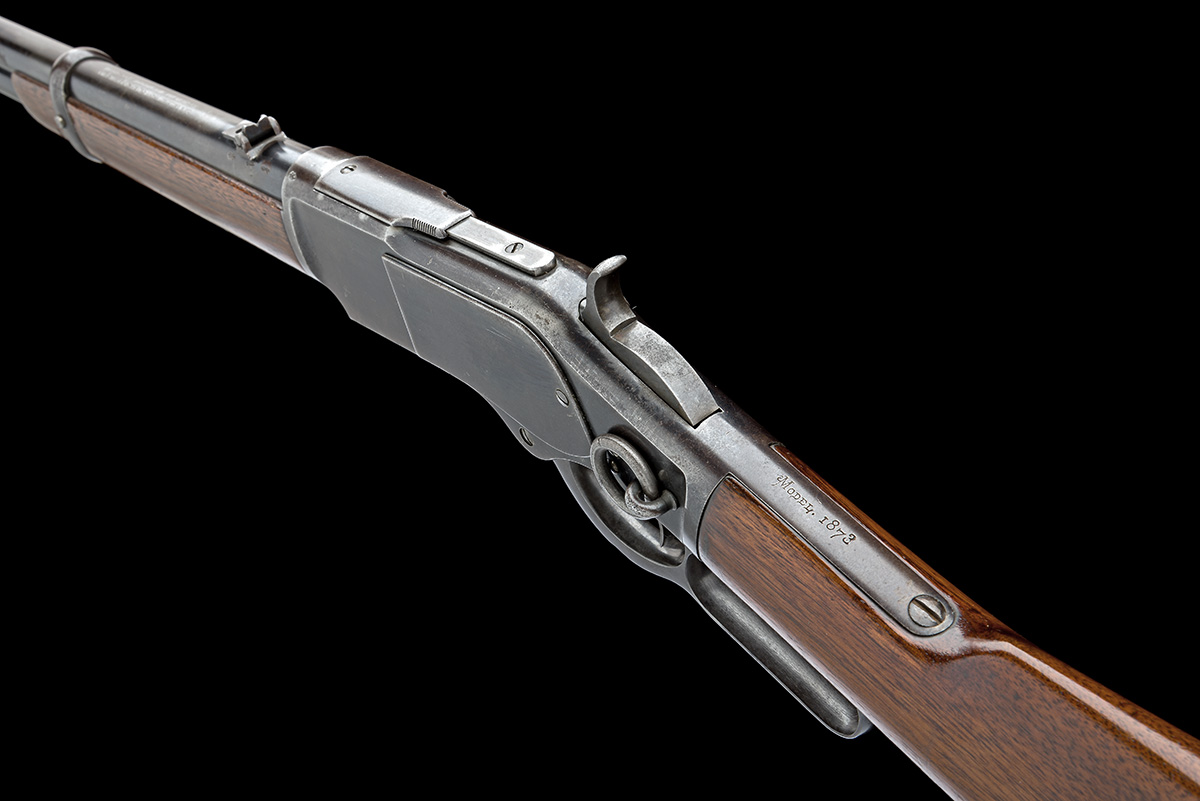 WINCHESTER A .44-40 'MODEL 1873' LEVER-ACTION REPEATING SPORTING CARBINE, serial no. 77959, for - Image 5 of 8