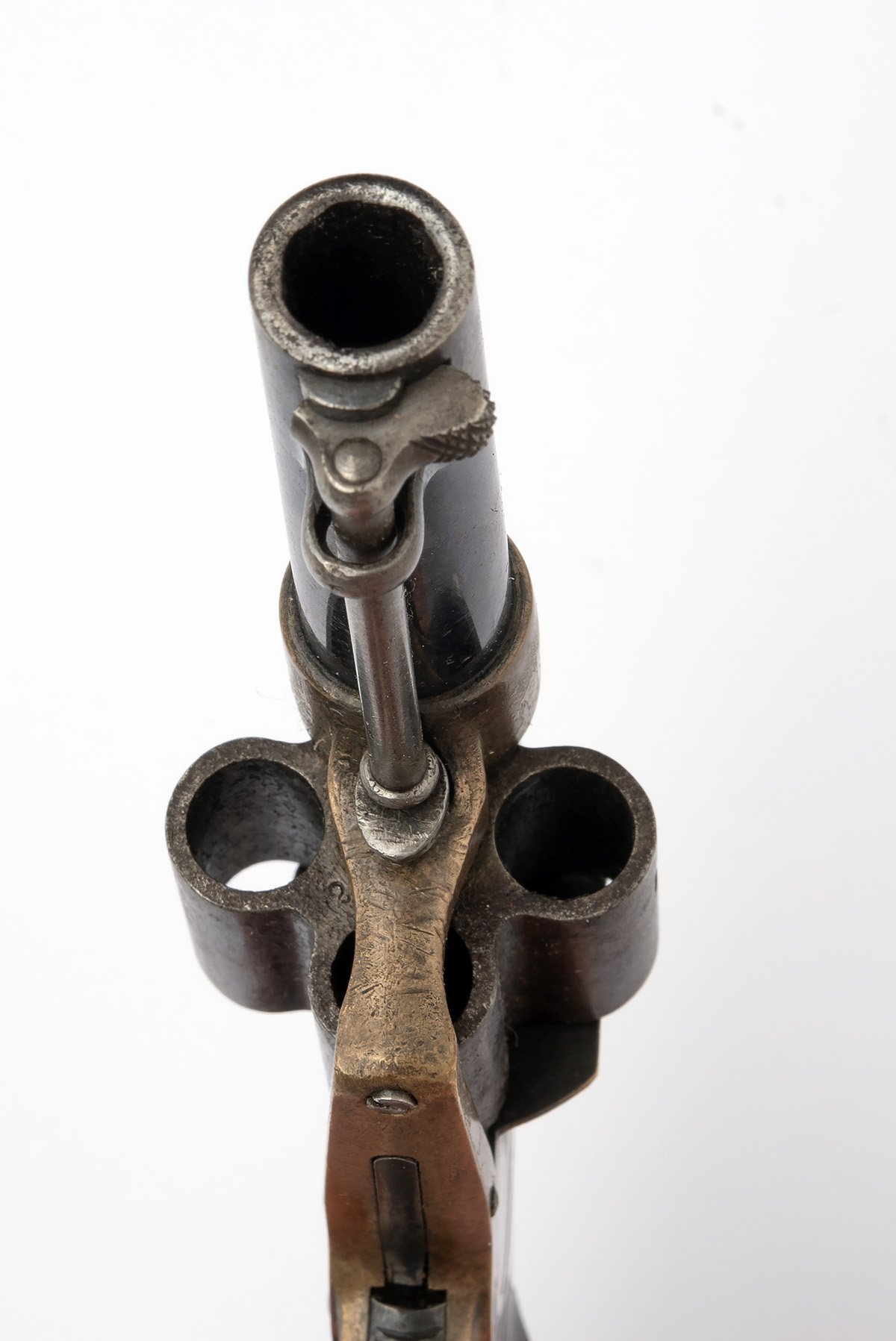 AN EARLY .41 (RIMFIRE) COLT HOUSE or 'CLOVER-LEAF' POCKET REVOLVER, serial no. 275, for first year - Image 4 of 4