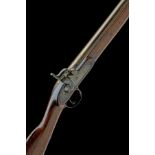 A .660 PERCUSSION CONSTABULARY STYLE CARBINE SIGNED TOWER, rack no. RP125, dated for 1847, with