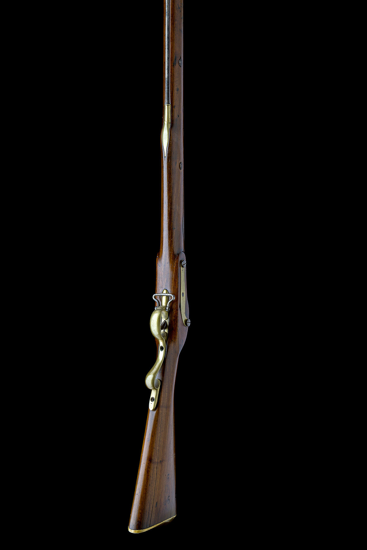 AN EAST INDIA CO. .750 PERCUSSION SHORT MUSKET, no visible serial number, circa 1848, with 33in. - Image 8 of 9