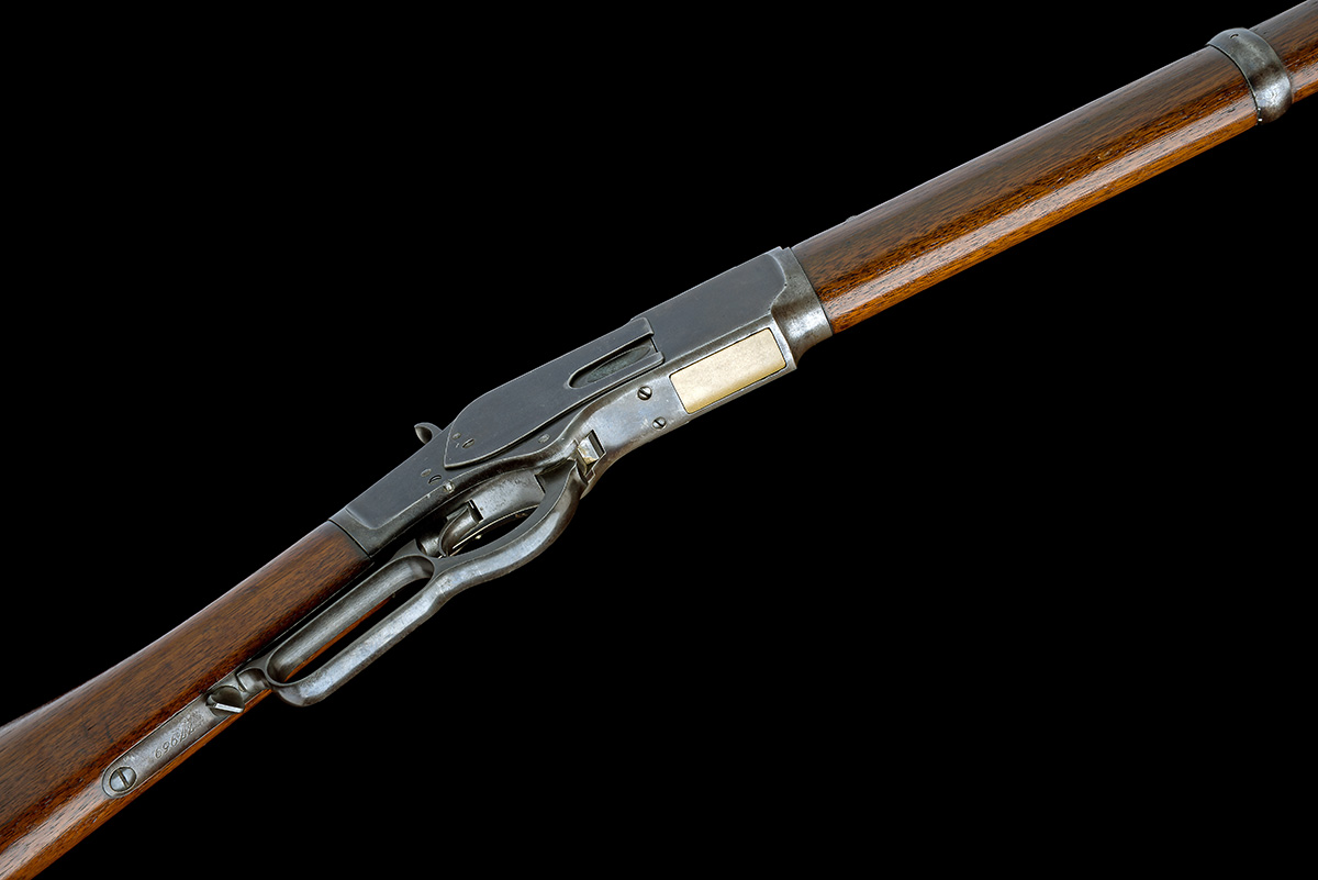 WINCHESTER A .44-40 'MODEL 1873' LEVER-ACTION REPEATING SPORTING CARBINE, serial no. 77959, for - Image 3 of 8