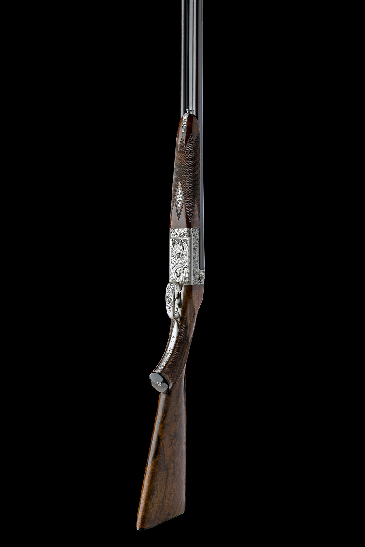 TERENCE A SMITH A VIRTUALLY COMPLETED .470 (FLANGED) NITRO EXPRESS BOXLOCK NON-EJECTOR DOUBLE RIFLE, - Image 6 of 10