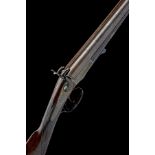JOSEPH LANG, LONDON A 12-BORE PINFIRE DOUBLE-BARRELLED SPORTING GUN, serial no. 2496, circa 1865,