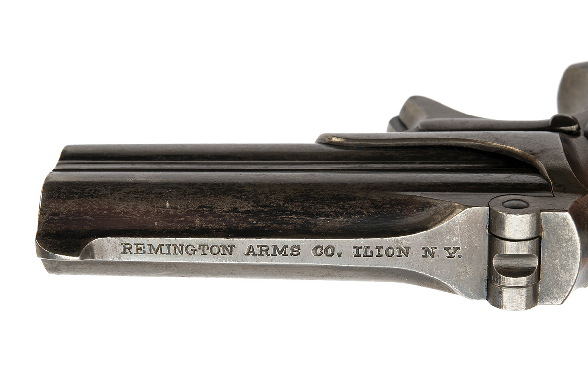 A .41 (RIMFIRE) REMINGTON DOUBLE-DERRINGER VEST PISTOL, serial no. 259, late production circa - Image 4 of 6