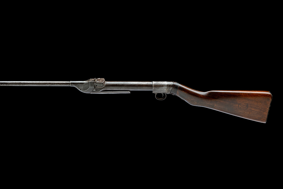 AN EXTREMELY RARE .177 KYNOCH SWIFT BREAK-BARREL AIR-RIFLE, serial no. 122, circa 1908, with - Image 2 of 4