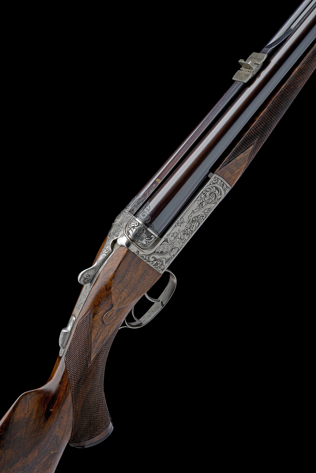 TERENCE A SMITH A VIRTUALLY COMPLETED .470 (FLANGED) NITRO EXPRESS BOXLOCK NON-EJECTOR DOUBLE RIFLE,