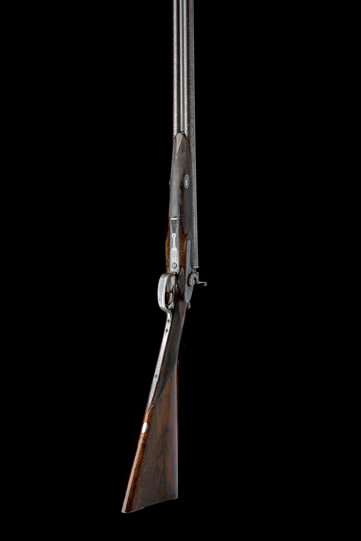 ADAMS'S PATENT SMALL ARMS COMPANY A 12-BORE HORSLEY 1863 'NO.2 PATENT' PULL-BACK TOPLEVER SNAP- - Image 6 of 9