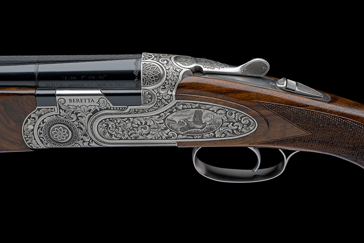 P. BERETTA A 12-BORE '687EELL CLASSIC' SINGLE-TRIGGER SIDEPLATED OVER AND UNDER EJECTOR, serial - Image 7 of 8