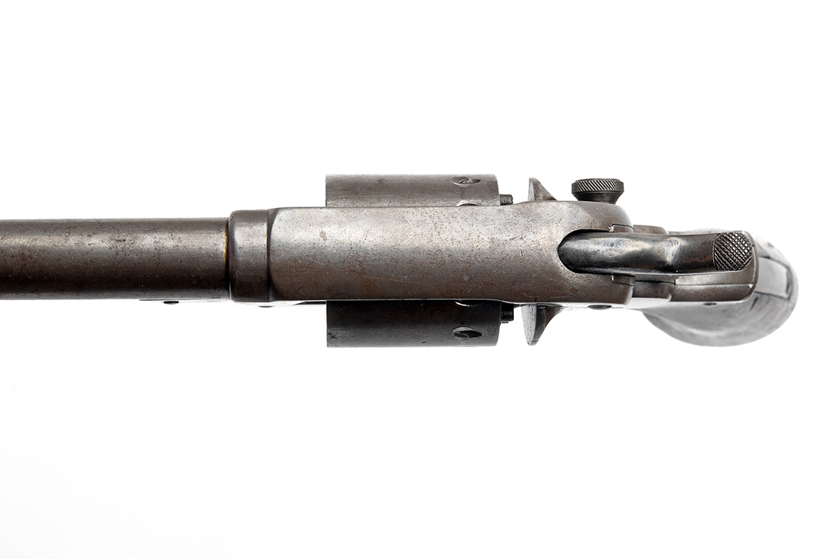 A .44 PERCUSSION 1863 ARMY SIX-SHOT SINGLE-ACTION SERVICE REVOLVER SIGNED STARR ARMS, serial no. - Image 8 of 9