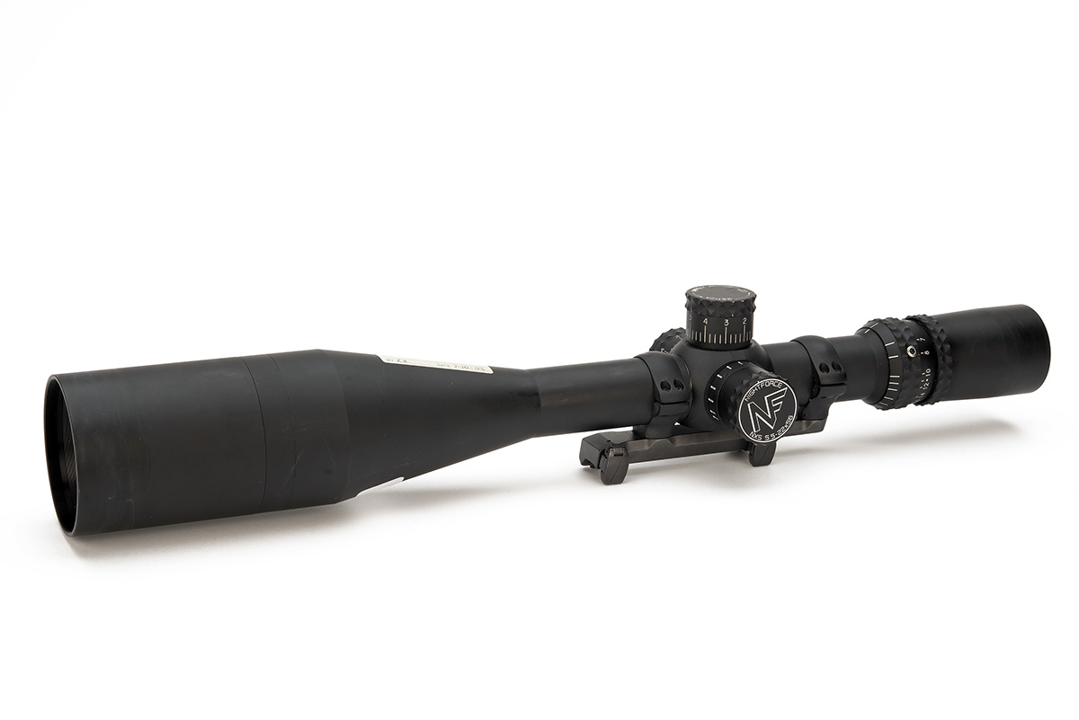 NIGHTFORCE AN NXS 5.5-22X56 TELESCOPIC SIGHT, serial no. T05003, with NP-2DD reticle, rubber lens