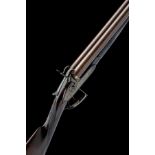 THOMAS HORSLEY A 12-BORE 1863 'NO.2 PATENT' ACTION SLIDING-BOLT SINGLE BITE SNAP-ACTION PULL-BACK