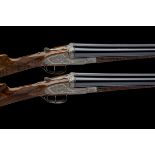 GRIFFIN & HOWE A PAIR OF JANSSEN-ENGRAVED 12-BORE SIDELOCK EJECTORS, serial no. 2005 / 6, circa