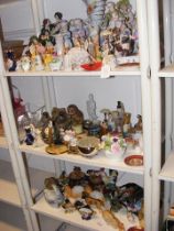 A sundry lot of collectable ornaments - on three s