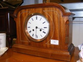 An antique mantel clock