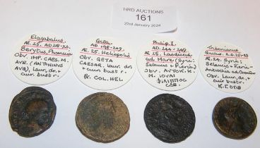 Four various early Roman coins including Phillip I