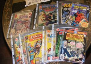 DC and Charlton comics, including Superman and The