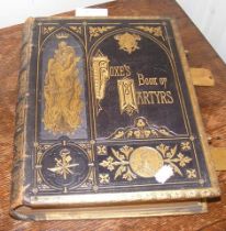 Foxe's - Book of Martyrs in decorative gilt metal