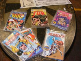 Assorted comics, including DC The War Lord, DC Cla