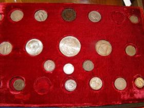 A collection of twenty various US coins including
