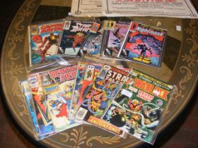 Assorted Marvel comics, including Warlock, Dr Stra