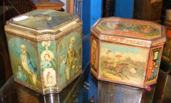 A vintage Keen's Mustard tin, together with a Moss