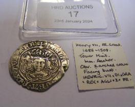 A Henry VII silver groat, 1485 - 1509 - Tower Mint