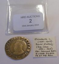 An Elizabeth I silver shilling - 3rd issue