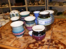 A quantity of Isle of Wight pottery