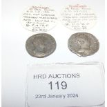 Two Roman silver coins, Hadrian (AD117-138) - 3.2