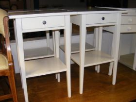 Four matching bedside tables