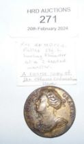 A Coronation of Queen Anne coin - 1702
