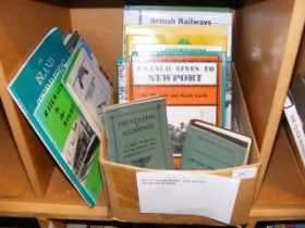Railway books, mostly Isle of Wight