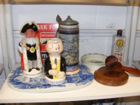 A Beswick character jug, together with other colle