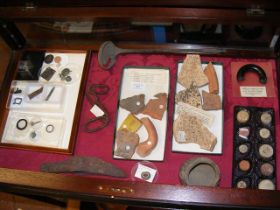 A selection of Roman pottery from The Roman Villa
