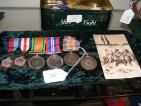 First World War medals - Pte. E. Tonkin, together