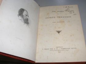 A signed Alfred Tennyson presentation copy of his