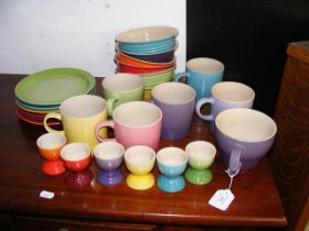 A selection of new Le Creuset ceramic ware includi