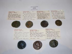Seven Roman AS coins of Commodus (AD177-192) - Rom