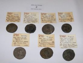 Seven Roman Antoninianus coins of Probus (AD276-28