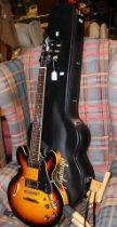 A 'Epiphone' ES-339 electric guitar with har