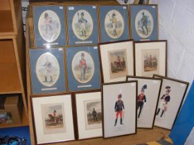 Prints relating to the military including The Roya