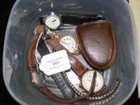 Various gents wrist watches together ladies Dunhill watch