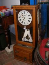 An old railway 'clocking in' clock by The Gledhill